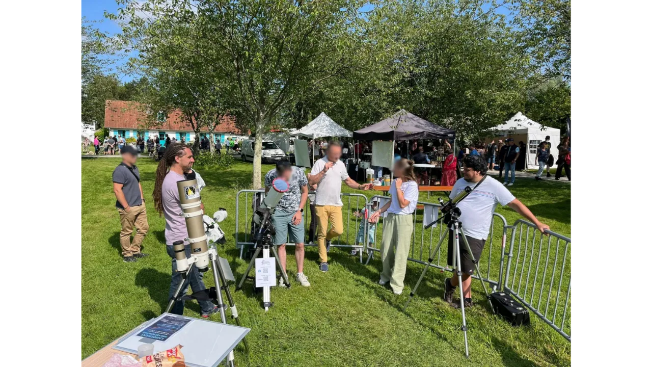 session de formation à l'observation solaire